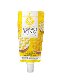 Wilton Yellow Icing Pouch W/Tips