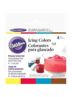 Wilton Icing Colors Primary 4pc Set - Gel