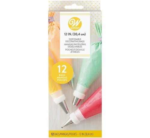 Wilton 12" Disposable Decorating/Piping Bags 12ct
