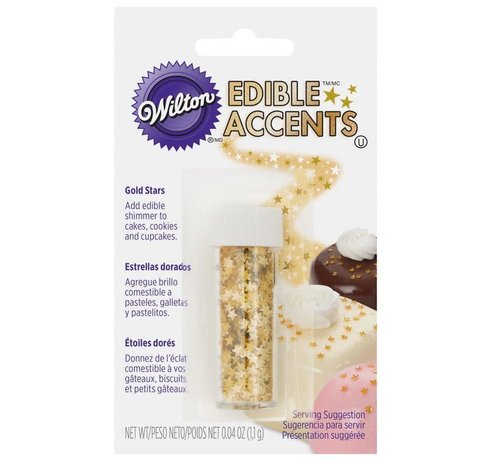 Wilton Gold Stars - Edible Accents