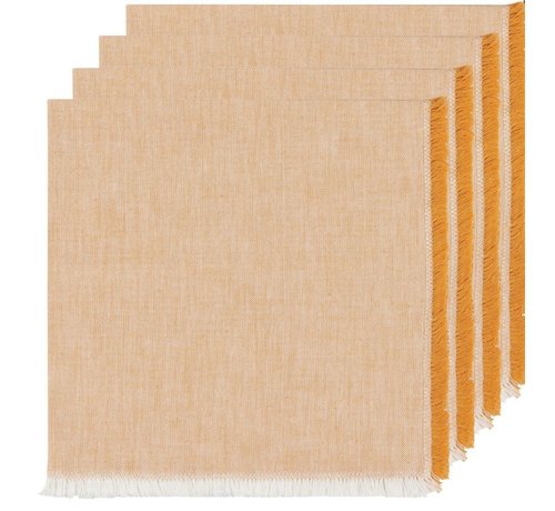 Now Designs Heirloom Chambray 4pc Napkins - Ochre