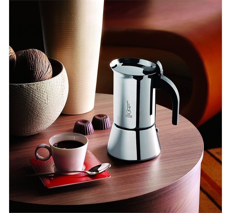 Venus Stainless Steel Espresso Maker - 6 Cup