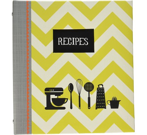 C.R. Gibson Pocket Page Recipe Book Kitchen Gear