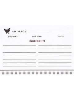 HIC Recipe Card Dividers 4X6 - Spoons N Spice