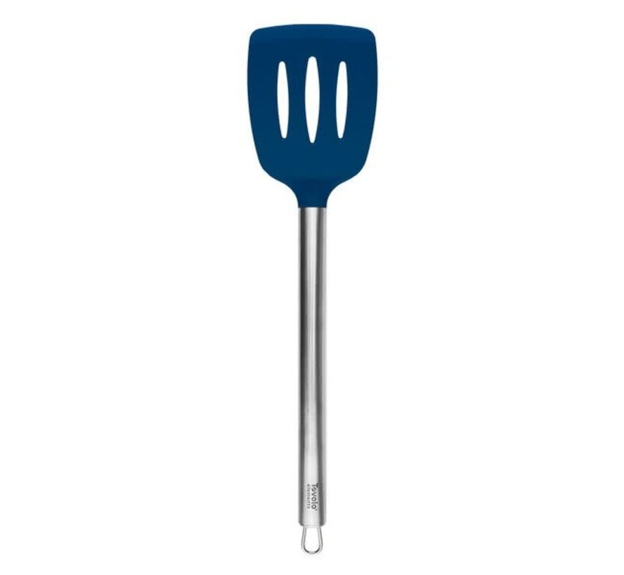 Tovolo Silicone Slotted Turner - Deep Indigo - Spoons N Spice