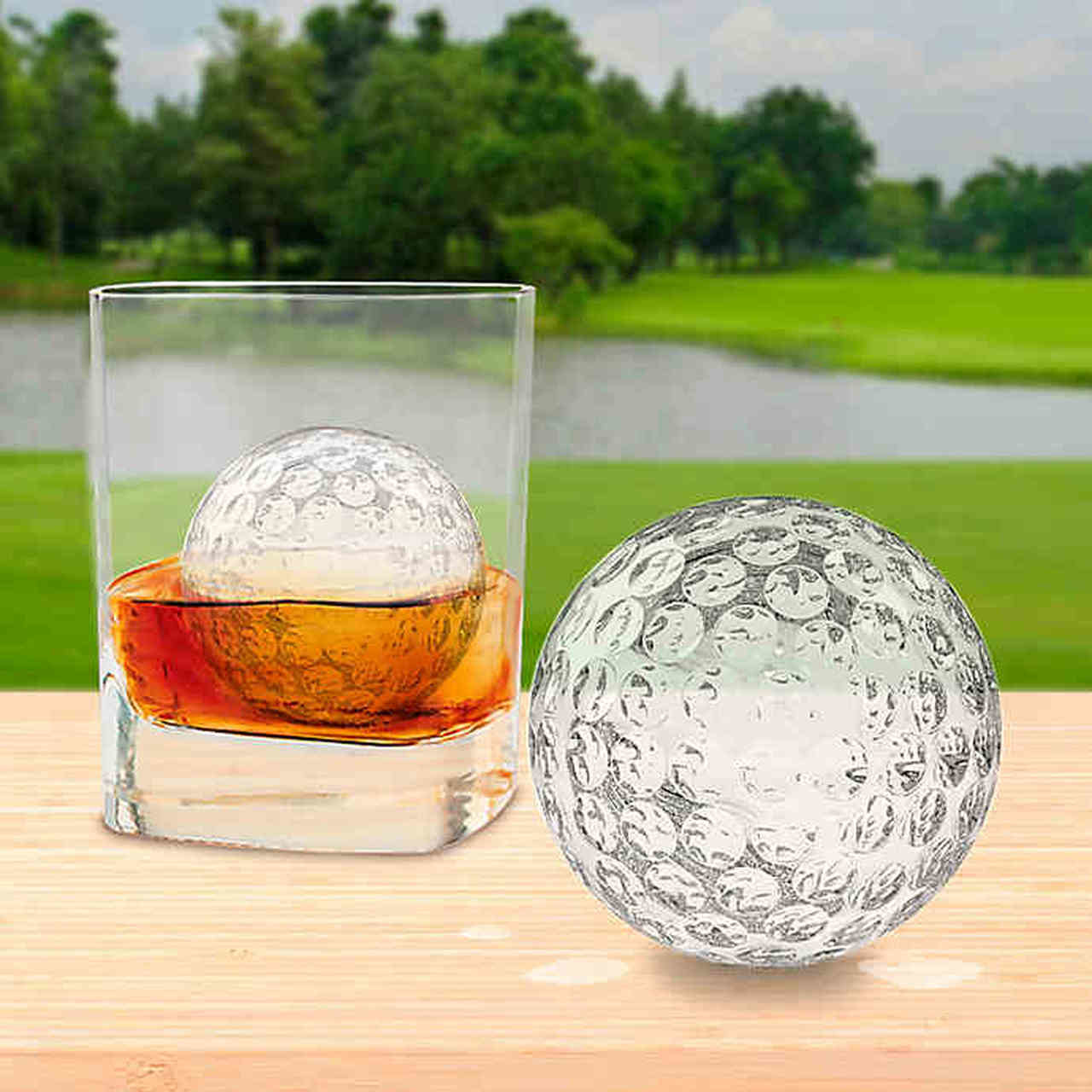 NEW TOVOLO GOLF BALL ICE MOULDS Silicone Ball Cubes Maker Round