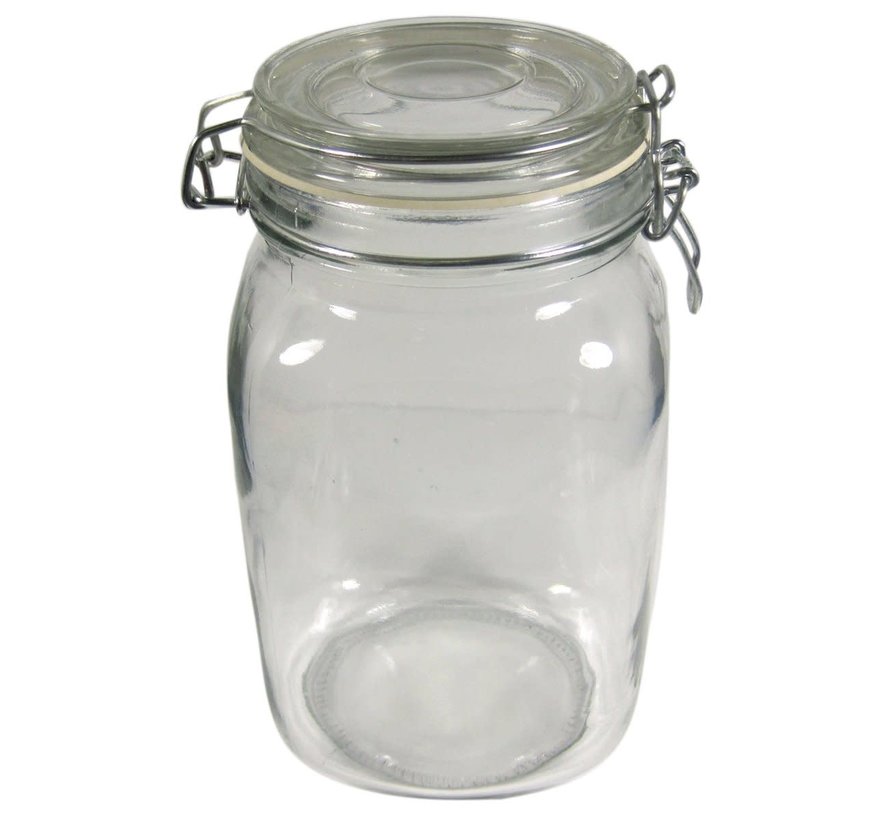 Glass Clamp Preserving Jar 1.5L/1.5Q