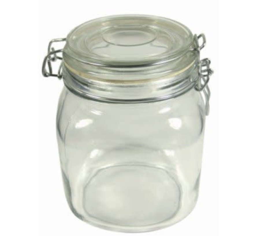 Glass Clamp Jar 1 Liter / 1 Quart