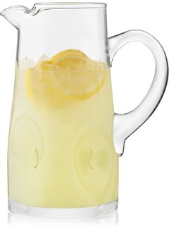 Impressions Glass Pitcher