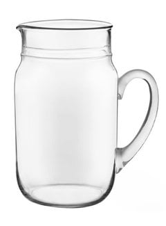 Drinking Jar Pitcher - CLear Glass