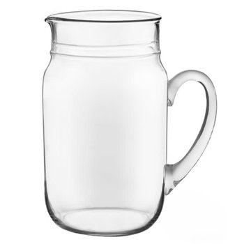 Drinking Jar Pitcher - CLear Glass