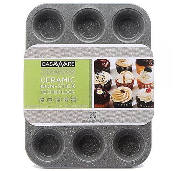 CasaWare Silver Muffin Pan 12 Cup