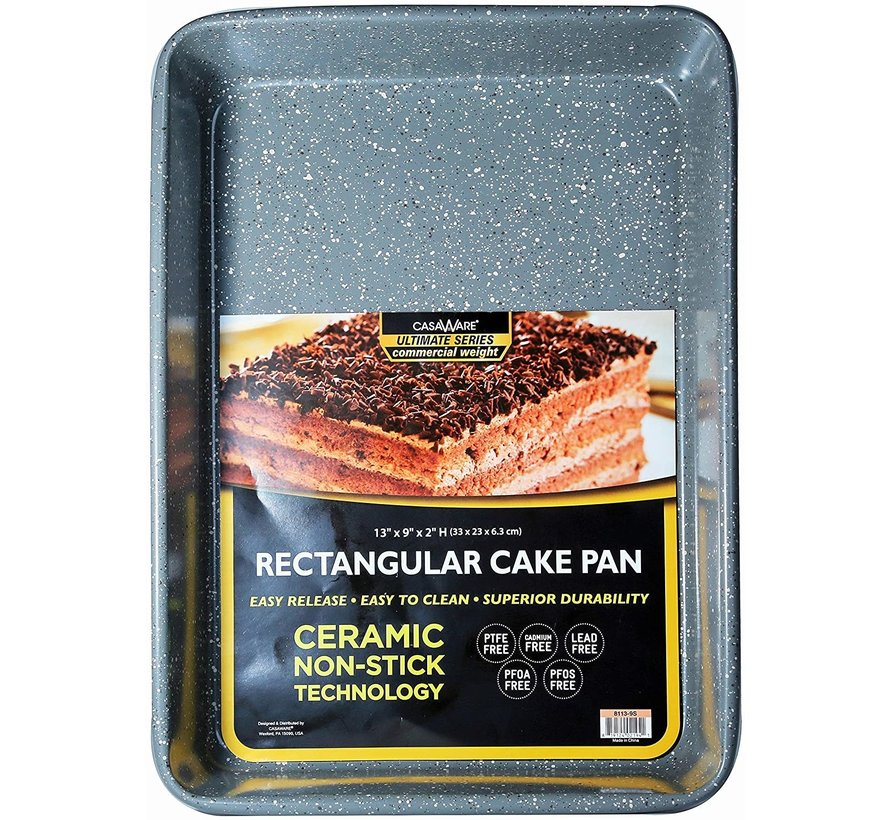 Silver Rectangular Cake Pan 9" x 13"