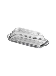 Anchor Hocking Presence Glass Butter Dish and Cover