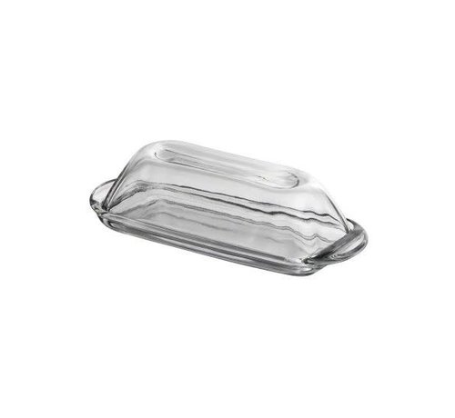 Anchor Hocking Presence Glass Butter Dish and Cover