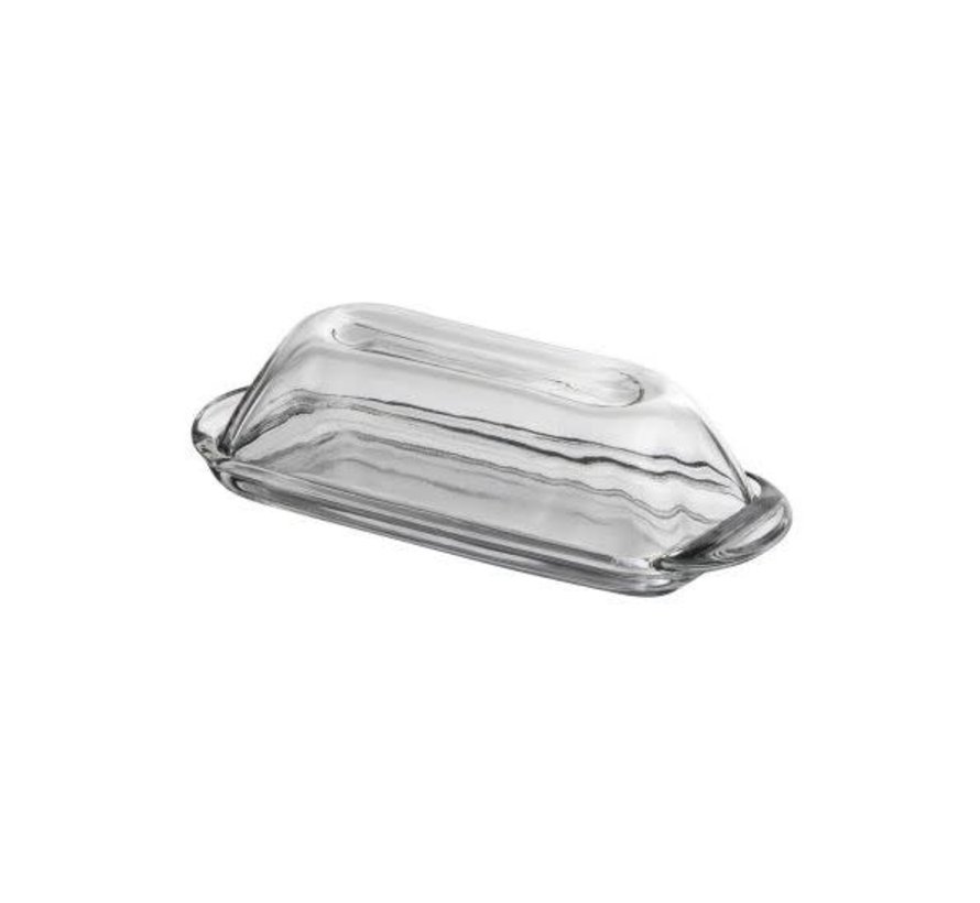 Presence Glass Butter Dish and Cover