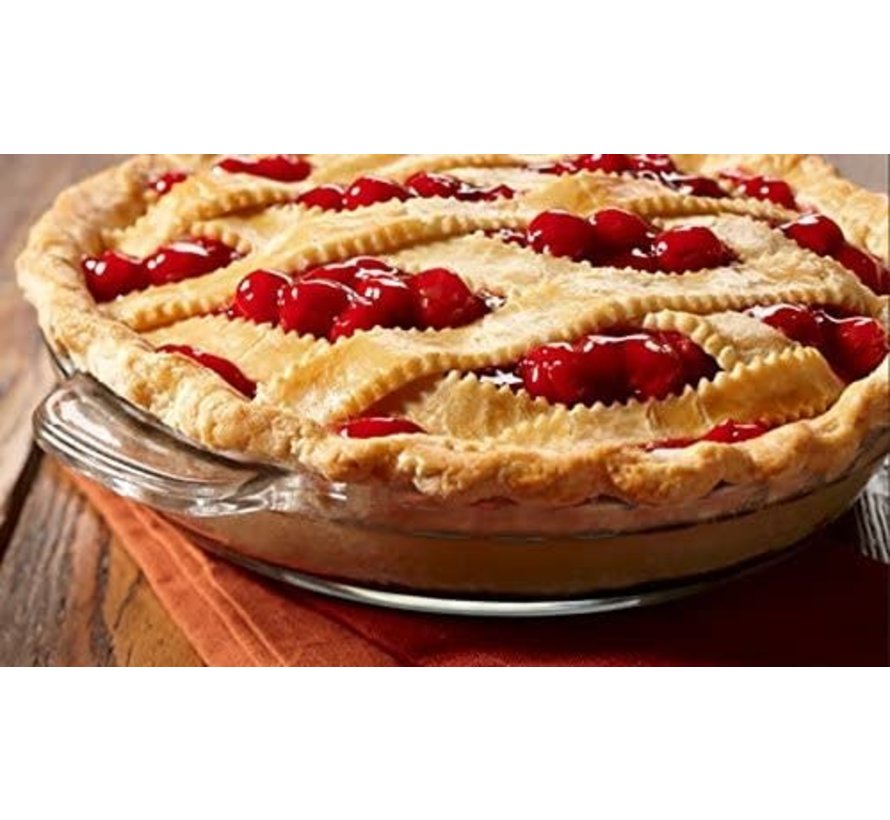 Oven Basics Deep Glass Pie Plate, 9.5 Inches