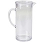 0.5 Gallon (2 L) Pitcher with Lid, Clear Plastic