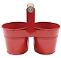 Cutlery Caddy with Handle, Red