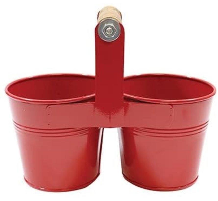 Cutlery Caddy with Handle, Red