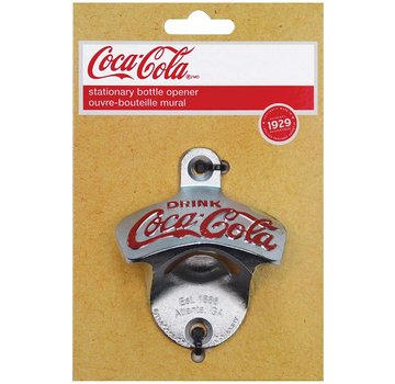 TableCraft Coca-Cola Wall Mount Bottle Opener, Cast Metal
