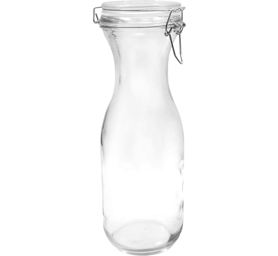 34 oz Resealable Glass Water Carafe