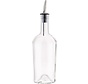 17.5 oz Glass Bottle w/ Pourer, Clear