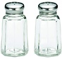 1 oz Paneled S&P Shakers w Stainless Steel Tops