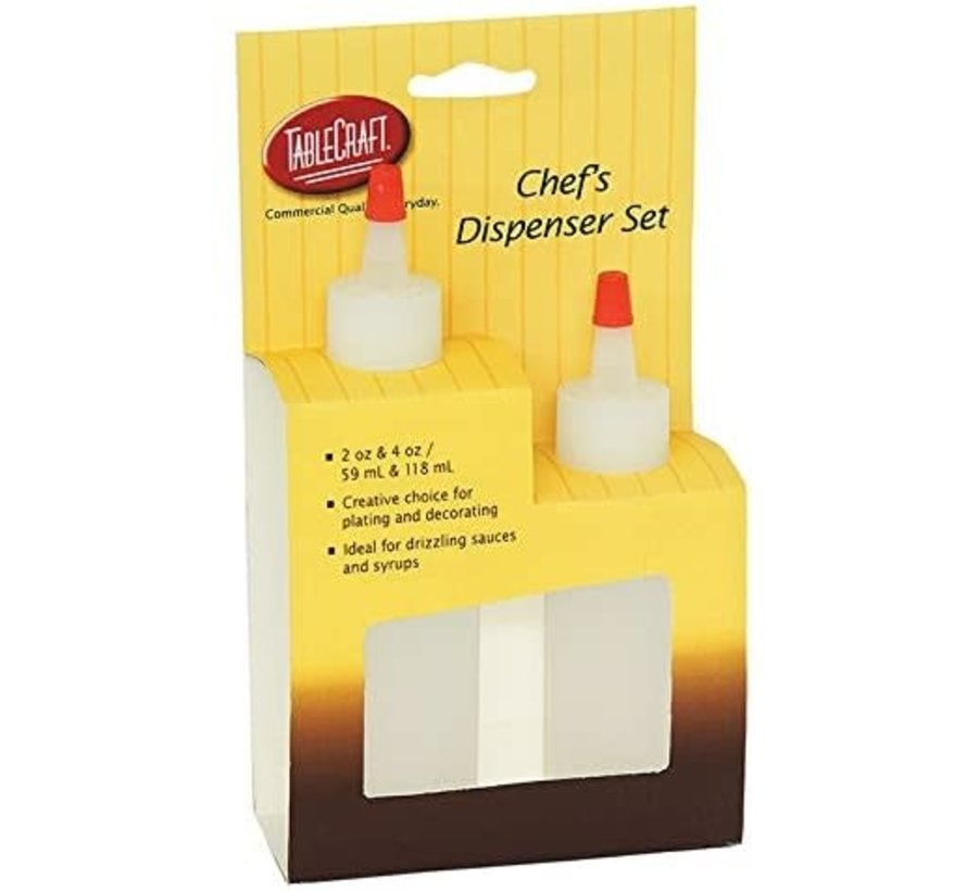 2-Pc Squeeze Bottle Set, 2 & 4 oz