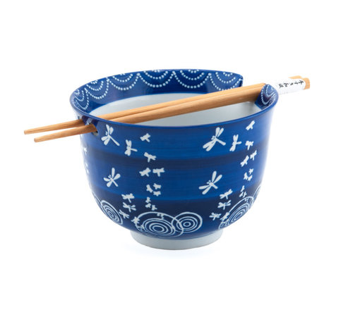 Fuji Ramen / Udon Bowl with Chopsticks 5" X 3.75"