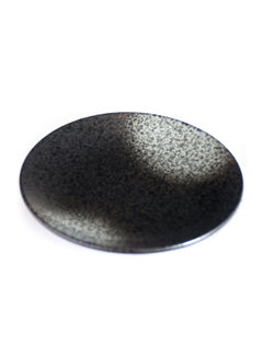 Fuji Black & Grey Gradient Colored Plate  6"