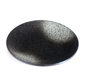 Fuji Black & Grey Gradient Colored Plate  6"