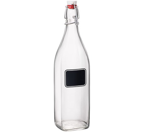 Bormioli Rocco Swing Bottle W/Chalkboard - 33.75 OZ (1 Liter)