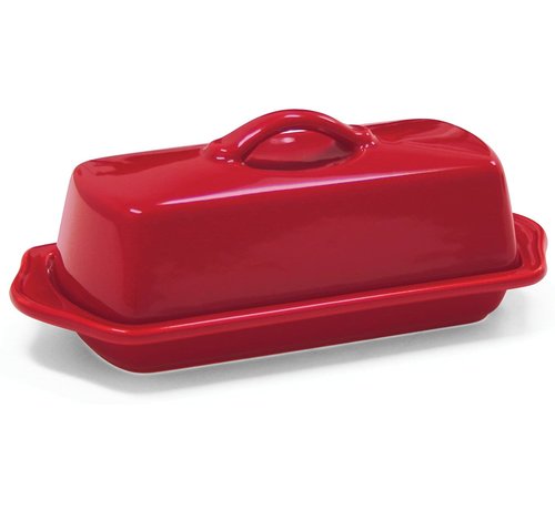 Chantal Butter Dish, Red