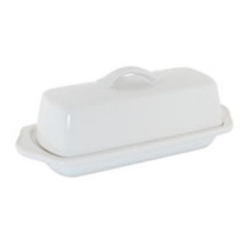 Chantal Butter Dish, White