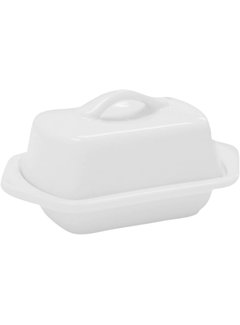 Chantal Mini Butter Dish, White