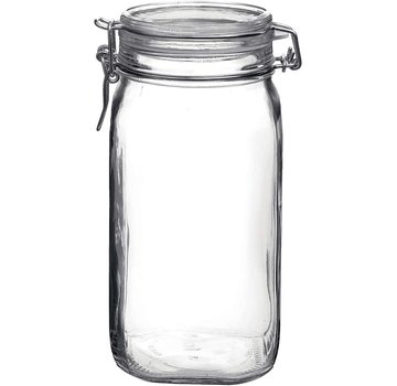 Glass Storage Jar w/ Locking Lid, 50.75 OZ (1.5 Liter)