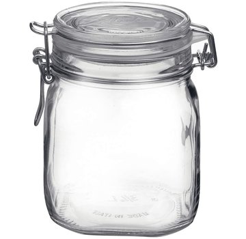 Glass Storage Jar w/ Locking Lid, 25 1/4 OZ
