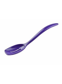 Gourmac Mini Slotted Spoon, 7-1/2"- Purple