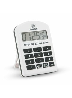 ThermoWorks Extra Big & Loud Timer - White