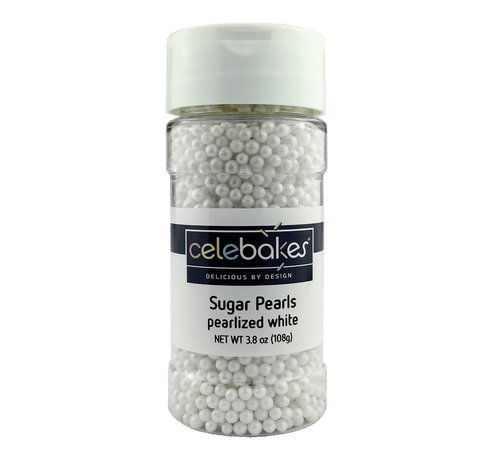 CK Products Sugar Pearl Beads White, 3.6 Oz.