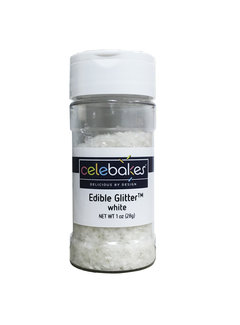 Celebakes Black Edible Glitter Flakes, 1 oz