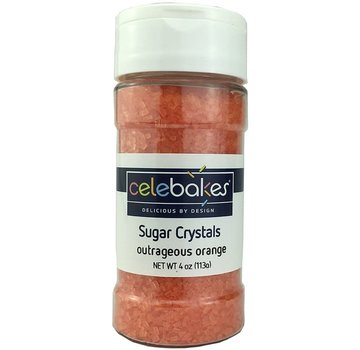 CK Products Sugar Crystals Outrageous Orange, 4 Oz.
