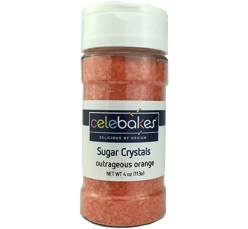CK Products Sugar Crystals Outrageous Orange, 4 Oz.