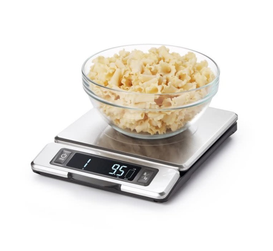 Stainless Steel Scale W/Pull-out Display, 11 Lb.