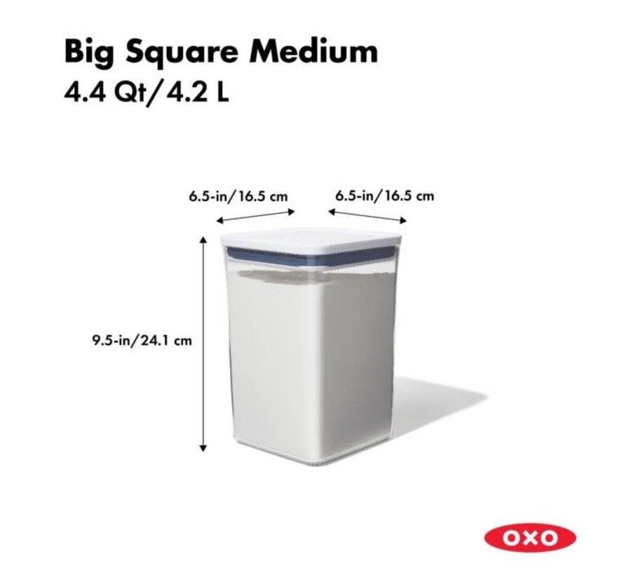 Good Grips POP Container Big Square - Medium 4.4qt