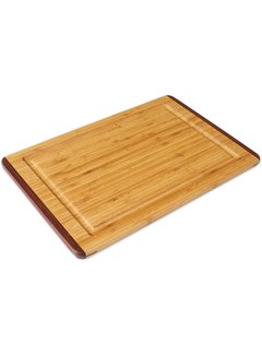 Island Bamboo Rainbow Carving Board With Gravy Groove