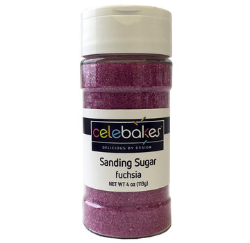 CK Products Sanding Sugar Fushia, 4 Oz.