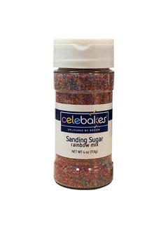 CK Products Sanding Sugar Rainbow Mix, 4 Oz.