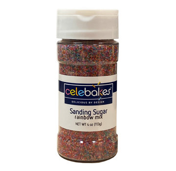 CK Products Sanding Sugar Rainbow Mix, 4 Oz.